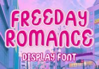 Freeday Romance Font - Featured Image