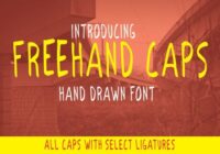 Freehand Caps Font - Featured Image