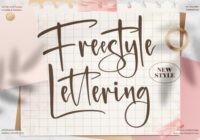 Freestyle Lettering Font - Featured Image