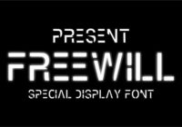 Freewill Font - Featured Image