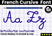 French Cursive Font - Featured Image