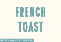 French Toast Font - Featured Image