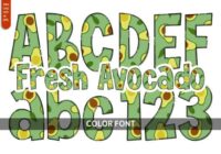 Fresh Avocado Font - Featured Image