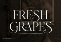 Fresh Grapes Font - Featured Image
