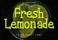 Fresh Lemonade Font - Featured Image