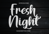 Fresh Night Font - Featured Image