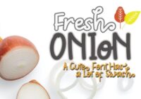 Fresh Onion Font - Featured Image
