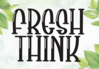 Fresh Think Font - Featured Image