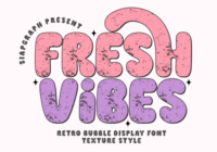 Fresh Vibes Texture Font - Featured Image