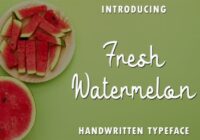 Fresh Watermelon Font - Featured Image