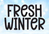 Fresh Winter Font - Featured Image