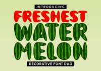 Freshest Watermelon Font - Featured Image