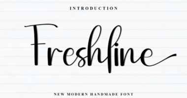 Freshline Font - Featured Image