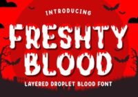 Freshty Blood Font - Featured Image