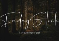 Friday Stuck Font - Featured Image