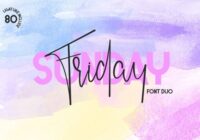 Friday Sunday Duo Font - Featured Image