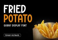 Fried Potato Font - Featured Image