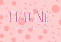 Friend Font Font - Featured Image