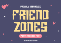 Friend Zones Font - Featured Image