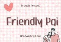 Friendly Pai Font - Featured Image
