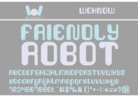 Friendly Robot Font - Featured Image