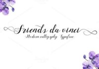 Friends Da Vinci Font - Featured Image