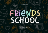 Friends School Font - Featured Image