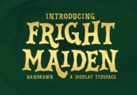 Fright Maiden Font - Featured Image