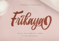 Frikaya Font - Featured Image