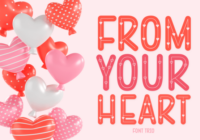 From Your Heart Font - Featured Image