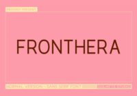 Fronthera Font - Featured Image