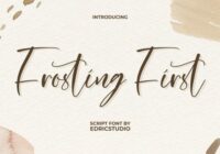 Frosting First Font - Featured Image