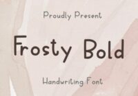 Frosty Bold Font - Featured Image