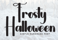 Frosty Halloween Font - Featured Image