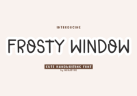 Frosty Window Font - Featured Image