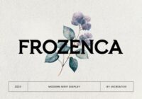 Frozenca Font - Featured Image