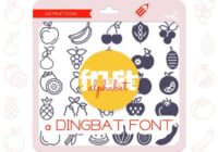 Fruit Alphabet Font - Featured Image