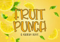Fruit Punch Font - Featured Image