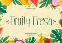 Fruity Fresh Font - Featured Image