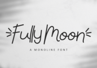 Fully Moon Font - Featured Image