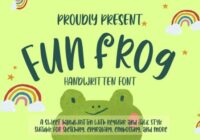 Fun Frog Font - Featured Image