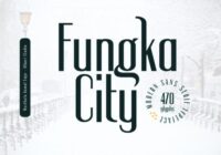 Fungka City Font - Featured Image