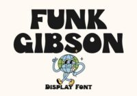 Funk Gibson Font - Featured Image