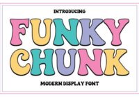 Funky Chunk Font - Featured Image