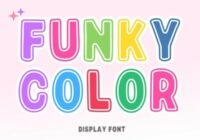 Funky Color Font - Featured Image