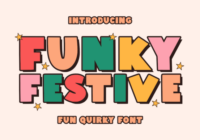 Funky Festive Font - Featured Image