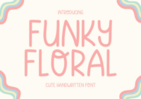 Funky Floral Font - Featured Image