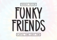 Funky Friends Font - Featured Image