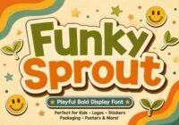 Funky Sprout Font - Featured Image