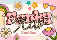Funky Star Duo Font - Featured Image